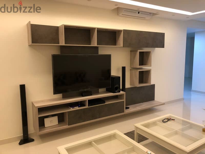 TV Cabinet & Shelves with Lights for AMAZING PRICE! 1