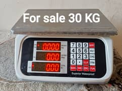 digital weight scale 30 KG water proof condition good 0