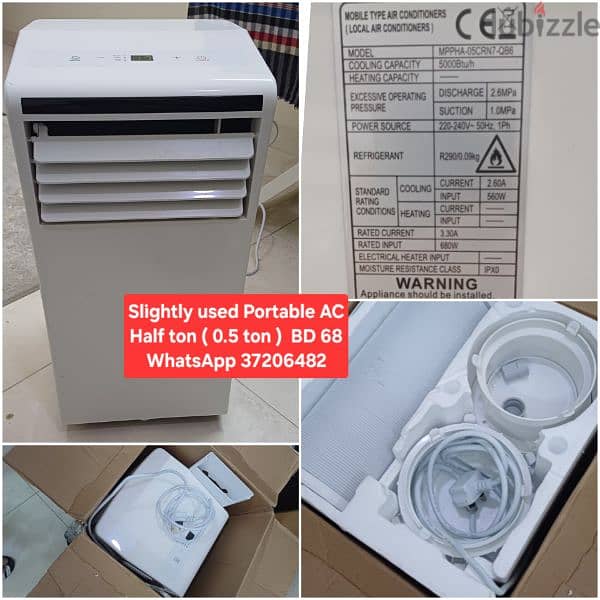 American brand washing machine and other items for sale with Delivery 5