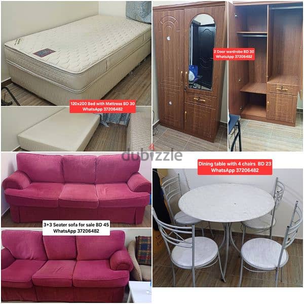 Fridge and other items for sale with Delivery 1