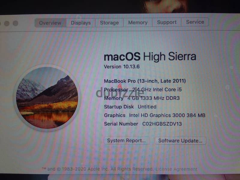 Apple Macbook Pro 2011 for Urgent Sale 1