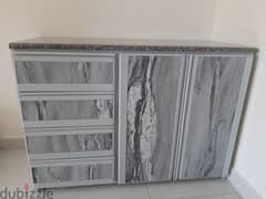 Marble top kitchen cupboard / storage