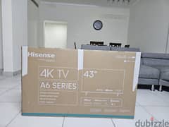 Brand New Hisense Smart TV 43 inch for sale.