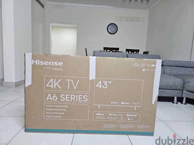 Brand New Hisense Smart TV 43 inch for sale. 0