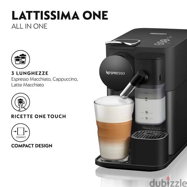 New Nespresso Coffee Machine Lattissima One for Sale 0
