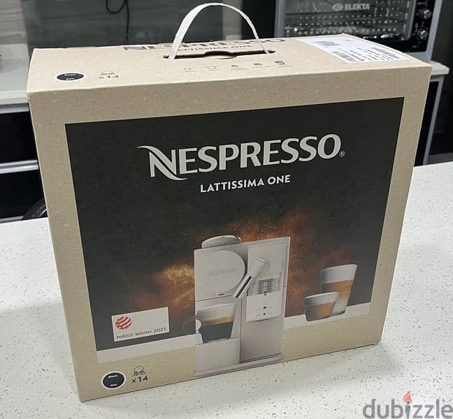 New Nespresso Coffee Machine Lattissima One for Sale 1