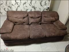 American leather sofa very soft للبيع كنب امريكي لذر 0