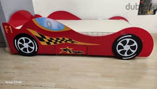 Kids Ferrari Car Bed With Medicated Mattres 0