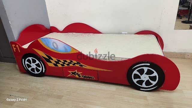 Kids Ferrari Car Bed With Medicated Mattres 2