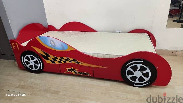 Kids Ferrari Car Bed With Medicated Mattress For Sale I 2