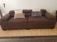 2 sofas (3 seater+2 seater) foldable headrest 0