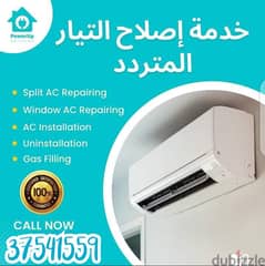 Air conditioner service removing and fixing washing machine dishwasher