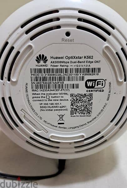 Huawei Optixstar 3000mbps wifi⁶ extender. 2