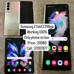 Sumsung Z fold 3 256gb Working 100%