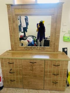 dressing table with chair