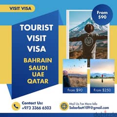 CR , CPR, Bahrain visit visa for all nationality low price fast proces