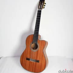 Brand New Mahogany Body Classical Guitar with Pickup