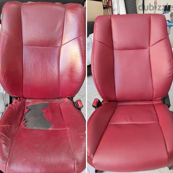 German leather seat upholstery 2