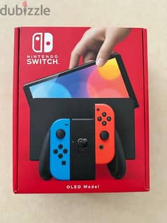 Nintendo Switch OLED 64GB Neon Blue/Red (Unopened)
