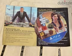 PS4 GTA 5 Cd For For sale 7bd WhatsApp number 36175354