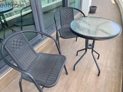 Balcony/patio table and chairs 0