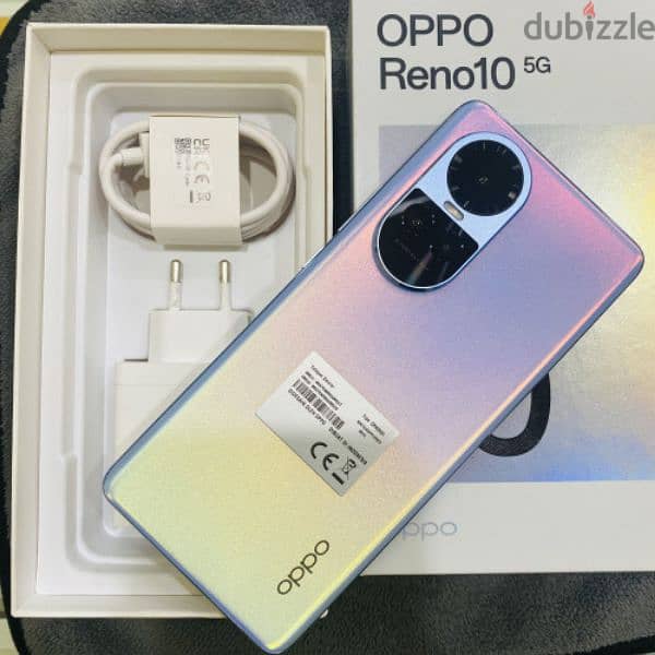 Oppo Reno 10 5g 256 gb new condition box with accessories 1