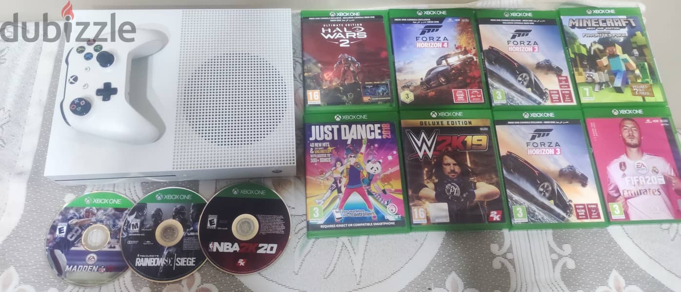 XBox One S 4k Gaming Excellent Condition Lots of games Free 1