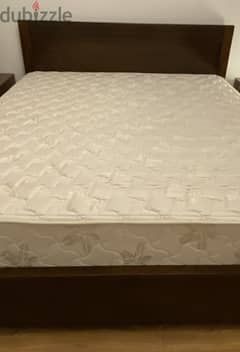 Wooden King Size Bed (no mattress) 0