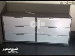 dresser 6 drawer for sale خزانة ٦ ادراج للبيع 0