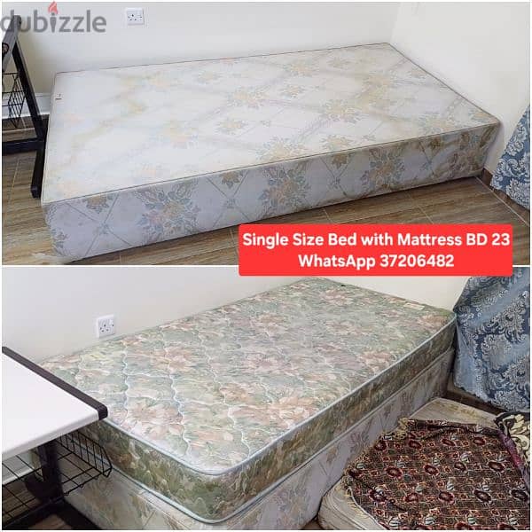 box bed with mattress and other items for sale with Delivery 11