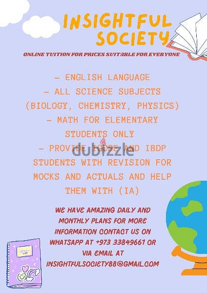 Online Tuition Monthly for 20 0