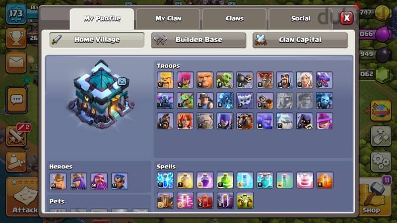 Clash of Clans Account Town Hall lvl 13 1