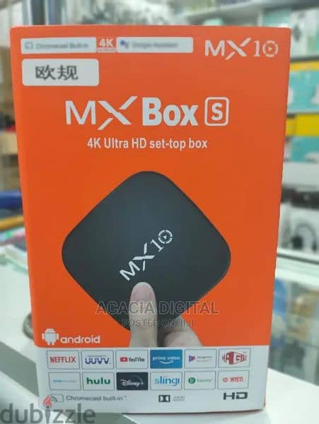 4K Android TV box Reciever/TV channels Without Dish/Smart BOX 0