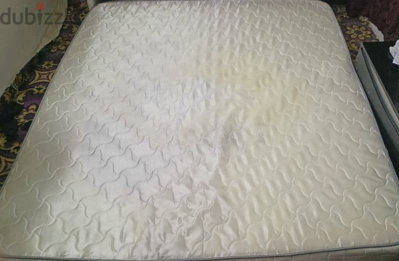 like new condition king size bed and mattress urgent sale nice price 2