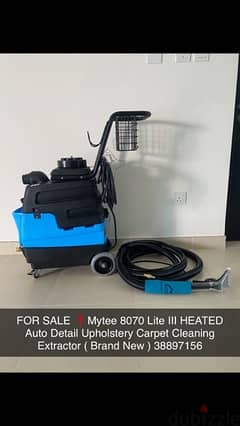 Mytee 8070 Lite III HEATED Auto Detail Upholstery Cleaning Extractor 0