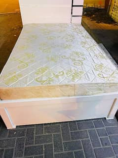 120/200size bed with mattress for sale 0