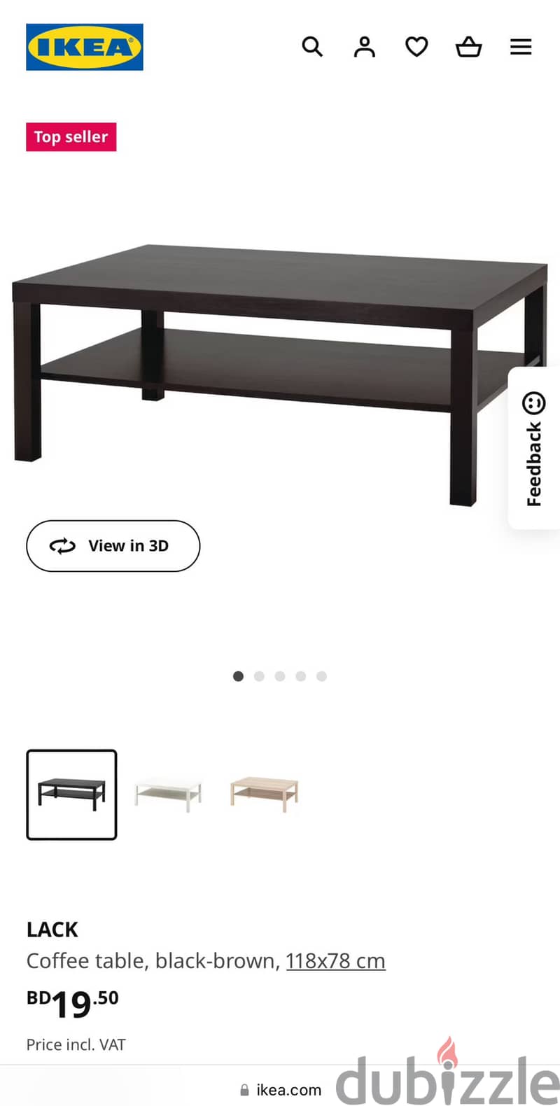 Ikea Coffee Table 1