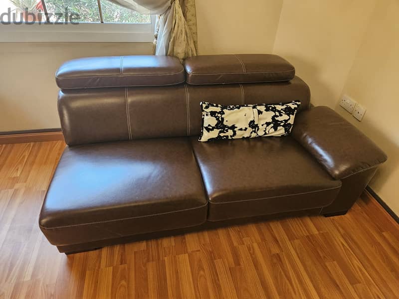 For sale used L design sofa 1