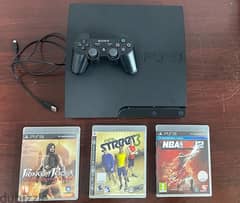 PS3 slim for sale with prince of Persia FIFA Street 3 NBA 2K12 ps3