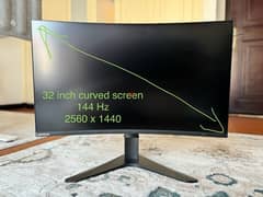 32 inch curve monitor Lenovo - 144Hz 2k