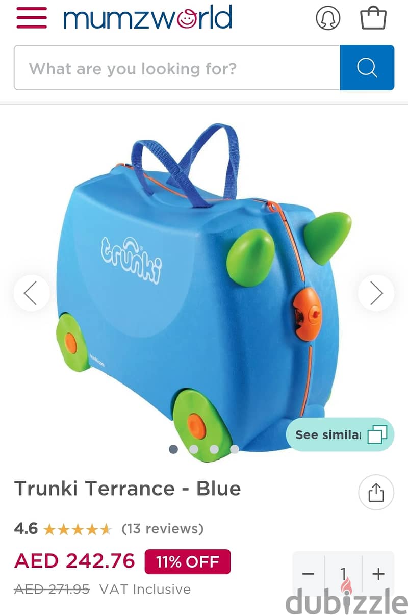 Trunkee for sale (luggage on wheel) great for toddlers 11