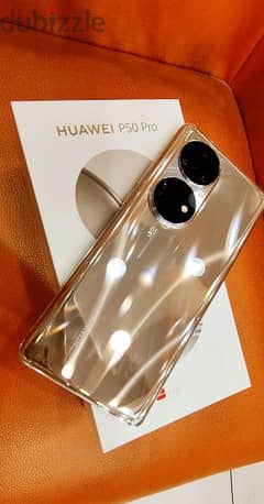 Huawei p50 pro gold new condition box with accessories