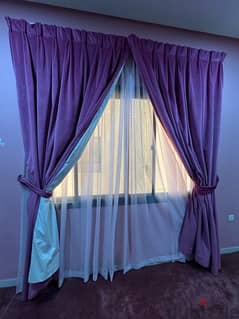 pink curtain