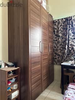 3 Door Cupboard  & King Size Bed & Matress