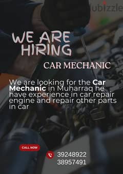 vacancy for car mechanic