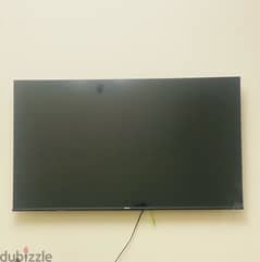 New Hisense TV only 1month old 58” Bhd 180/-