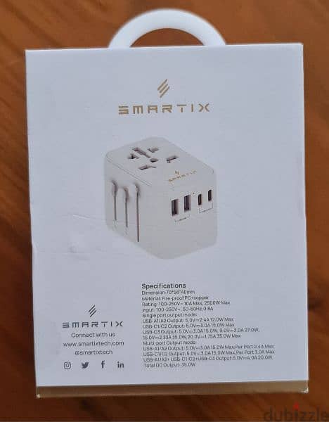 Smartix Home Universal Travel Adaptor 1