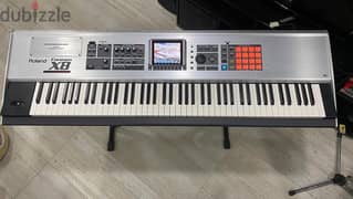 Roland Fantom X8 with Alesis Monitor Speakers