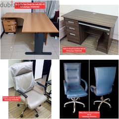 office table and office chair & other items for sale with Delivery