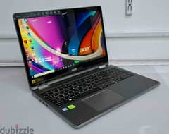 ACER i7 2 in 1 Touch Laptop Foldable 15.6" LED NVidia 2GB GPU 20GB RAM